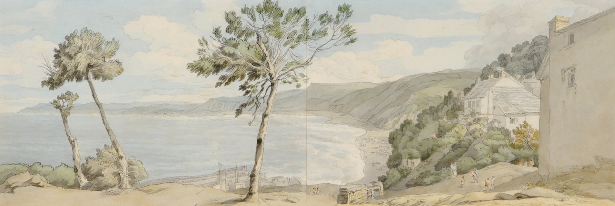 Clovelly von Francis Towne