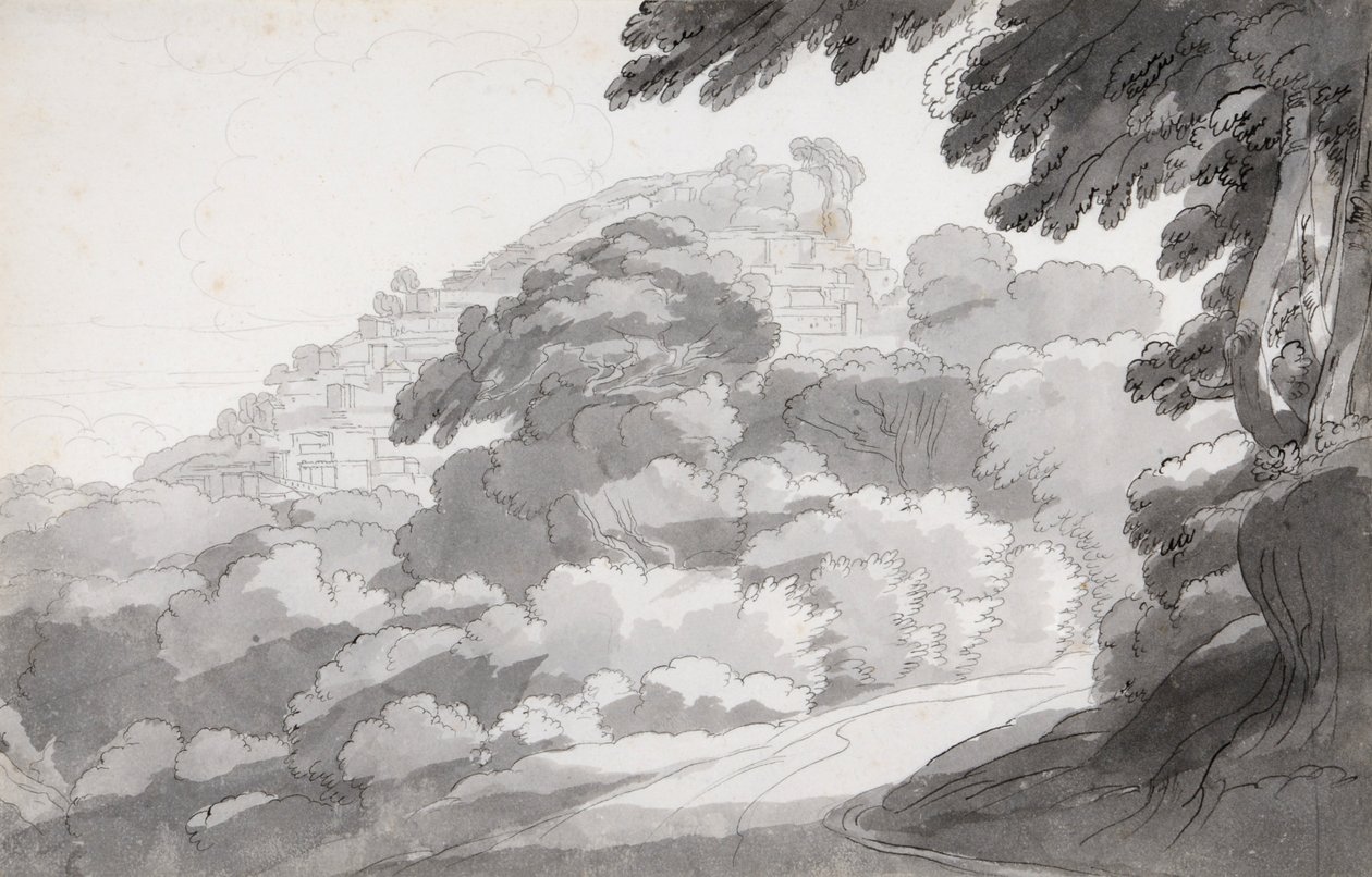 Rocca di Papa von Francis Towne