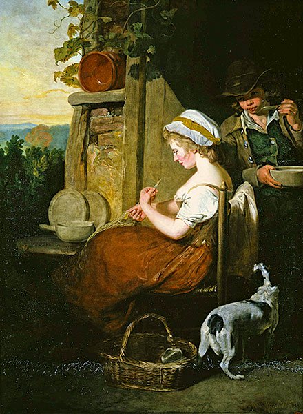 Rustikale Werbung von Francis Wheatley