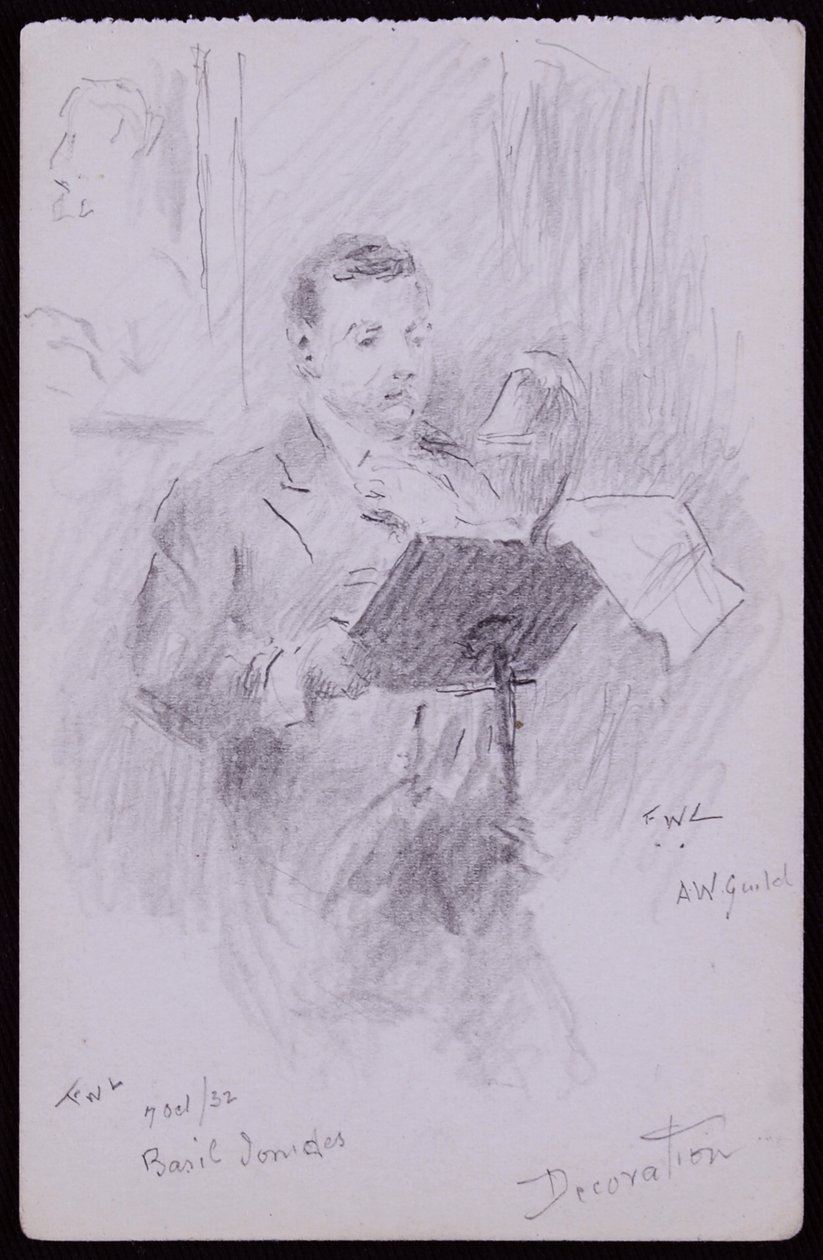 Porträt von Basil Ionides von Francis Wilfred Lawson