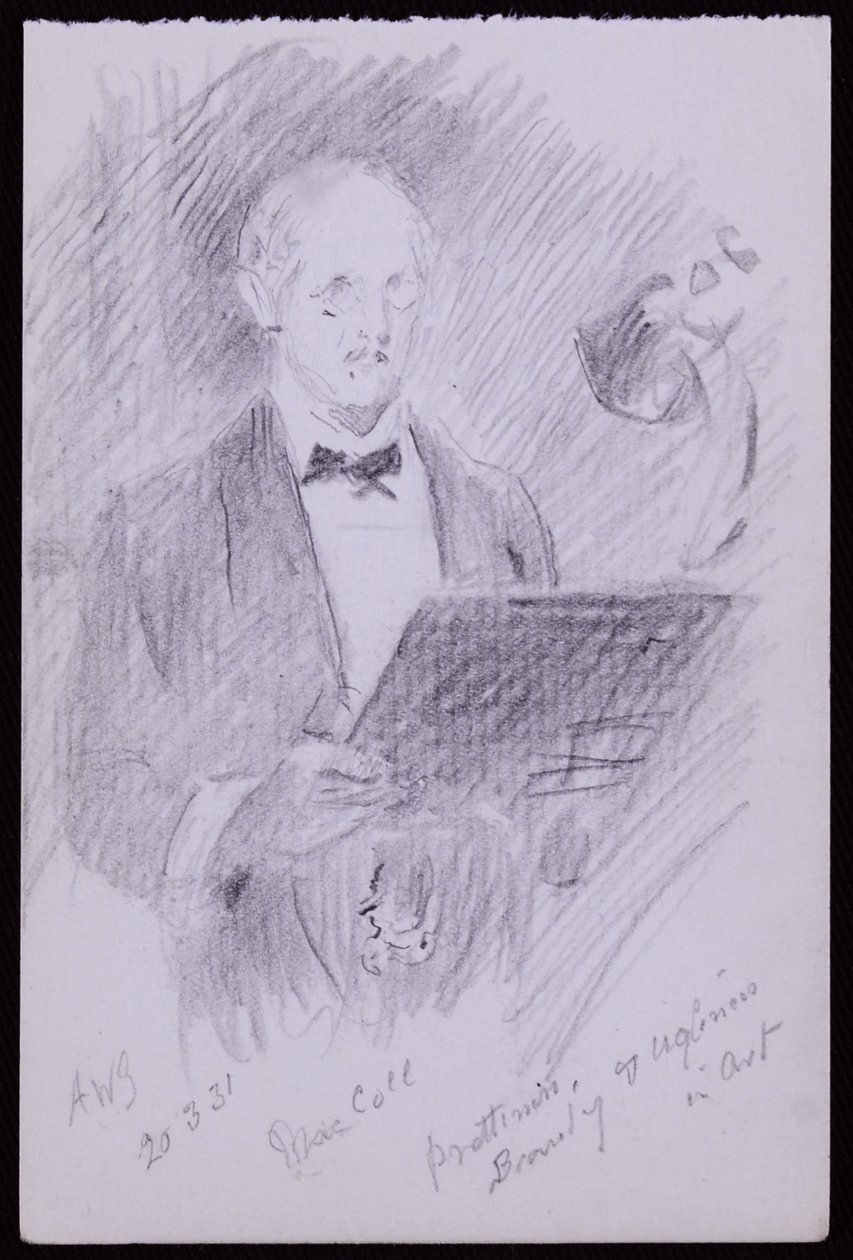 Porträt von DS MacColl von Francis Wilfred Lawson