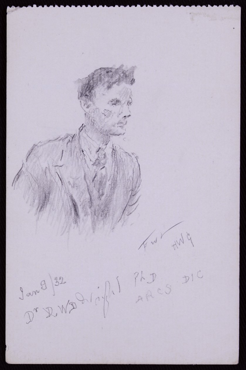 Porträt von Dr. DWD Wright von Francis Wilfred Lawson