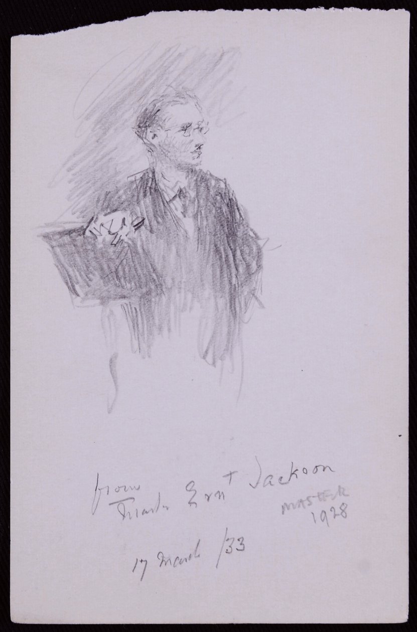 Porträt von Ernest Jackson von Francis Wilfred Lawson