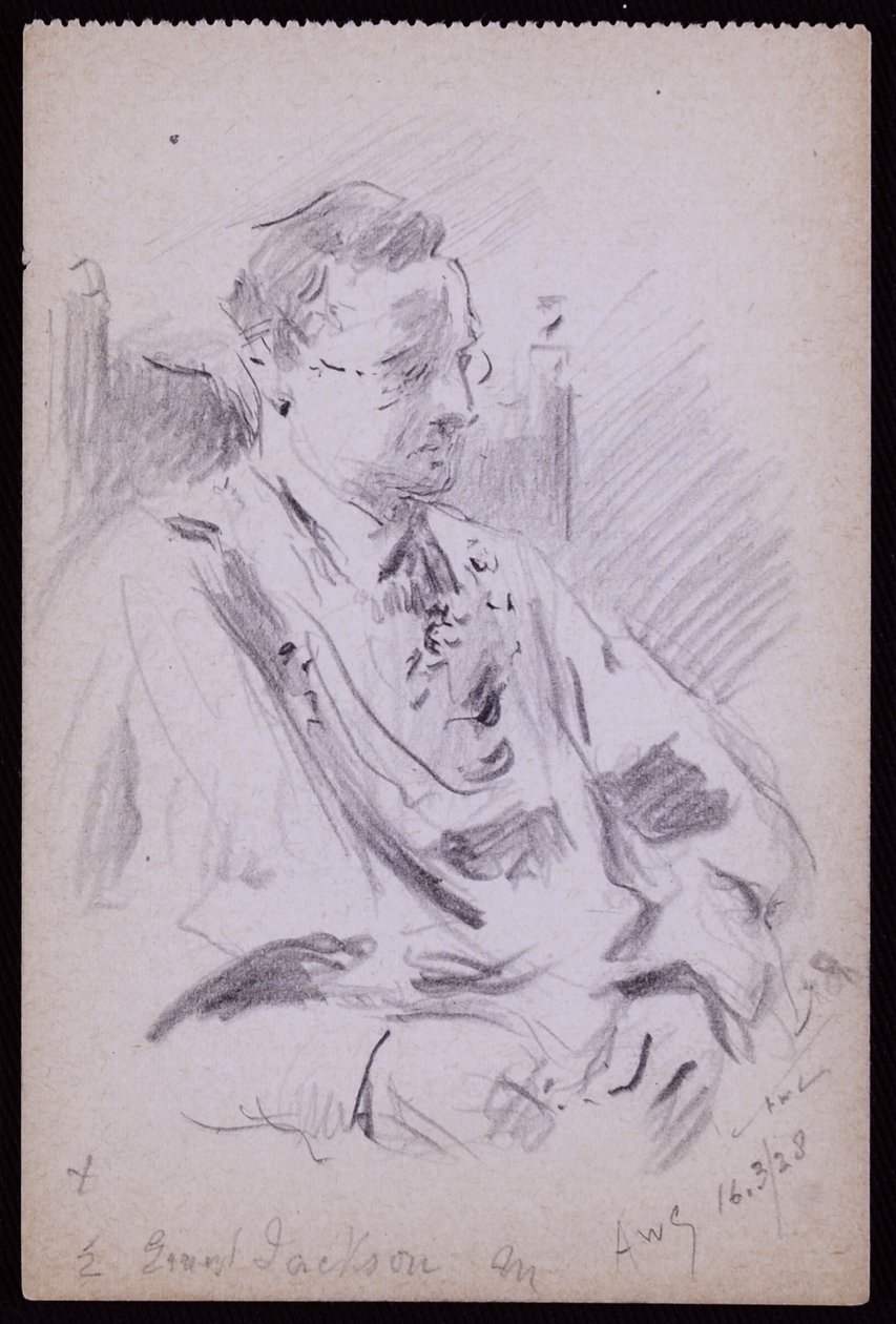 Porträt von Ernest Jackson von Francis Wilfred Lawson