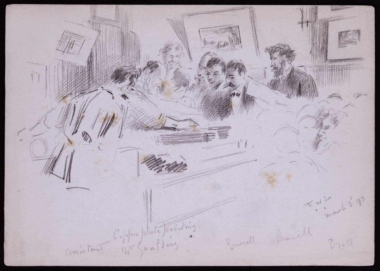 Porträt von F. Demonstration Goulding von Francis Wilfred Lawson