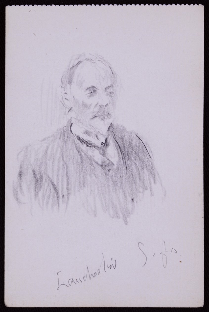 Porträt von HV Lanchester von Francis Wilfred Lawson
