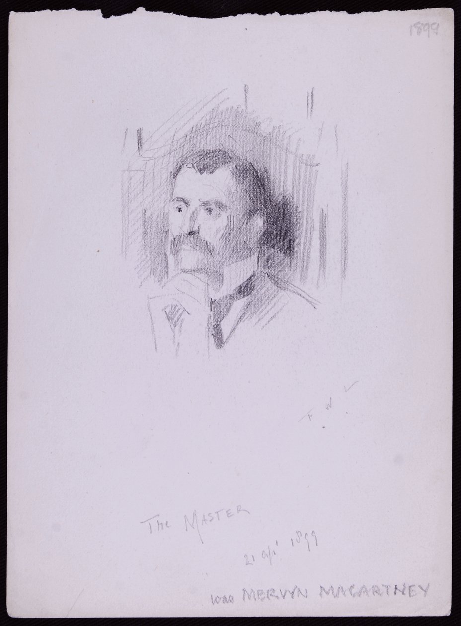 Porträt von Mervyn Macartney von Francis Wilfred Lawson