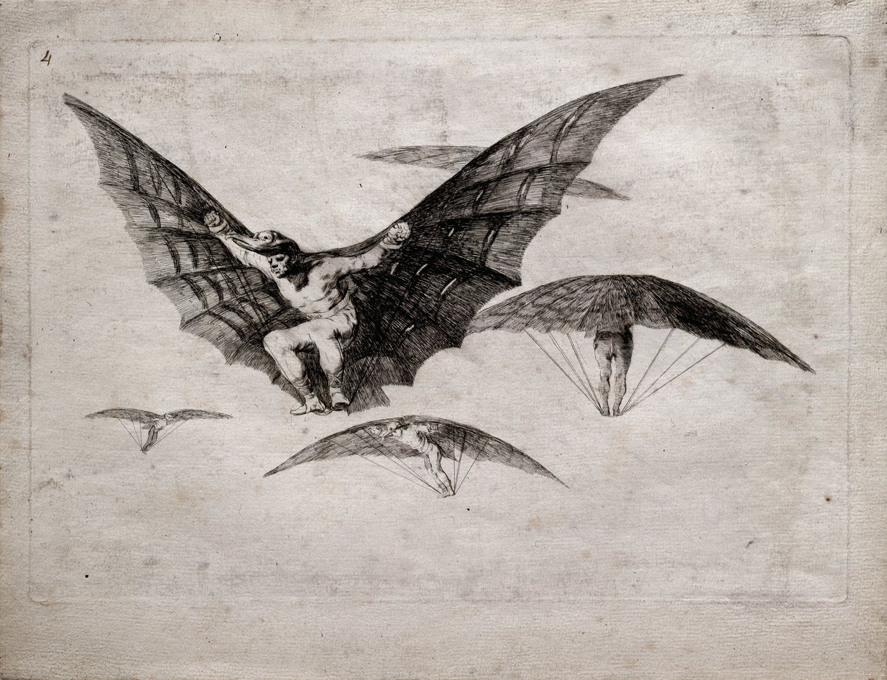 Art zu fliegen von Francisco de Goya