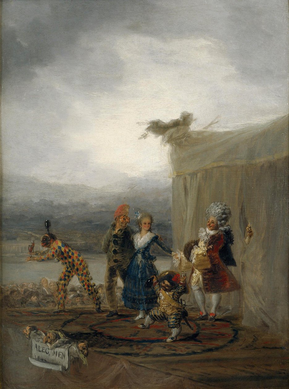 Wanderkomödianten von Francisco de Goya