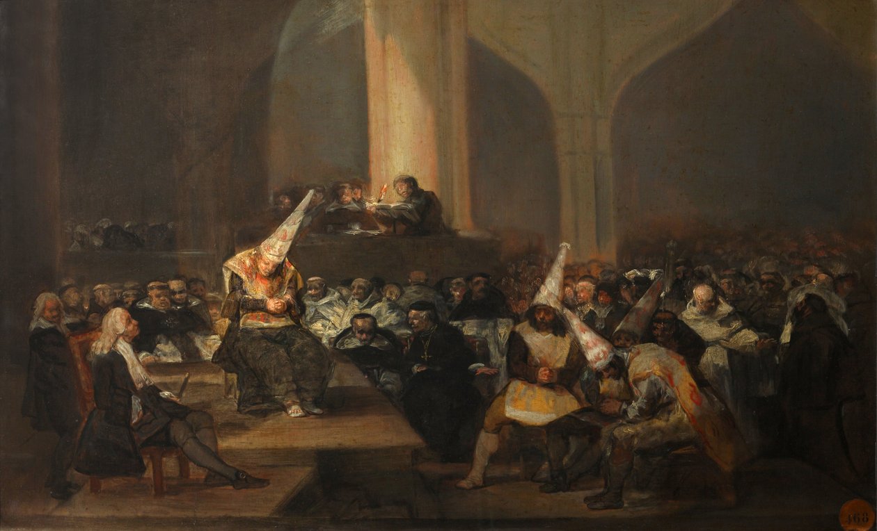 Gericht der Inquisition von Francisco de Goya