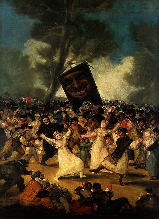 Das Begräbnis der Sardine von Francisco de Goya