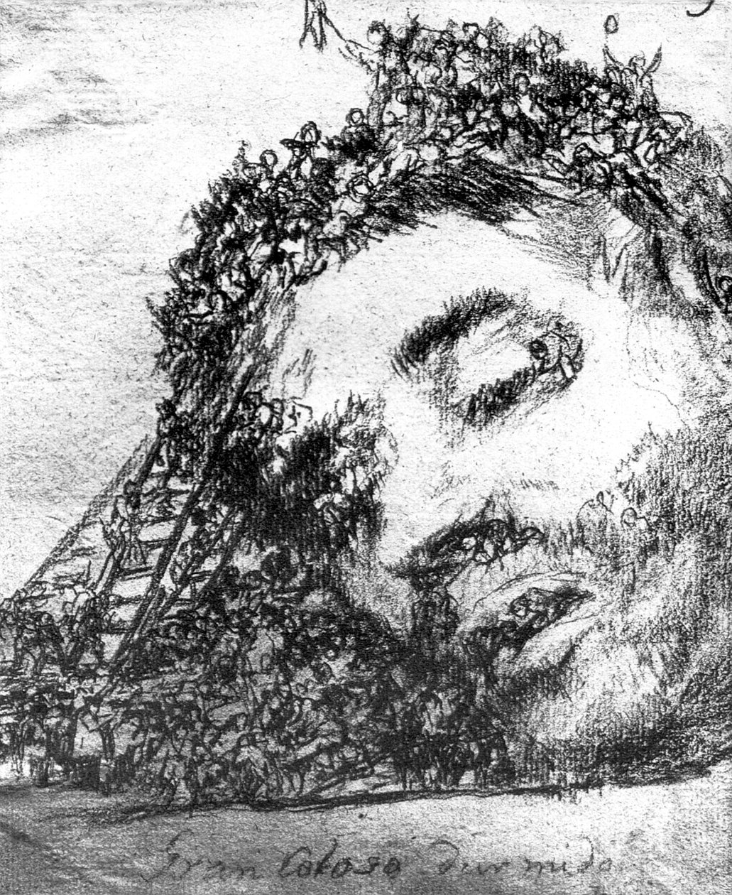 Großer schlafender Koloss von Francisco de Goya