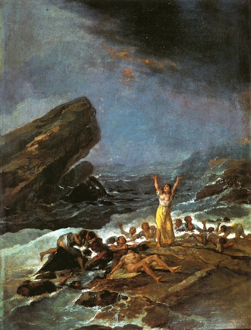 Schiffbruch von Francisco de Goya