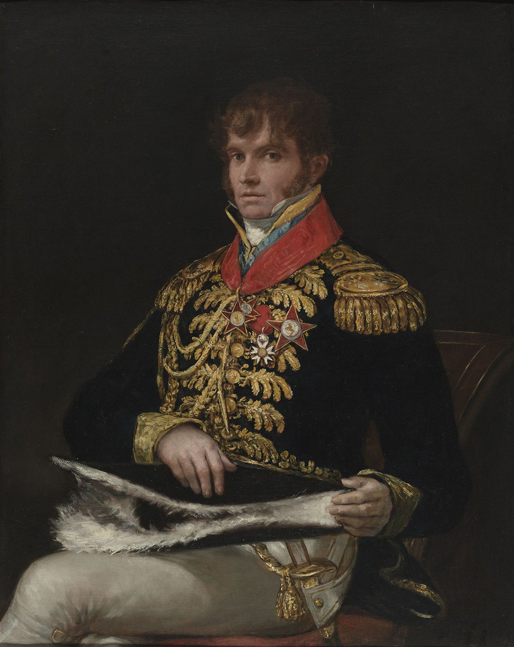 Nicolas Guye mit dem Königlichen Orden von Spanien von Francisco de Goya