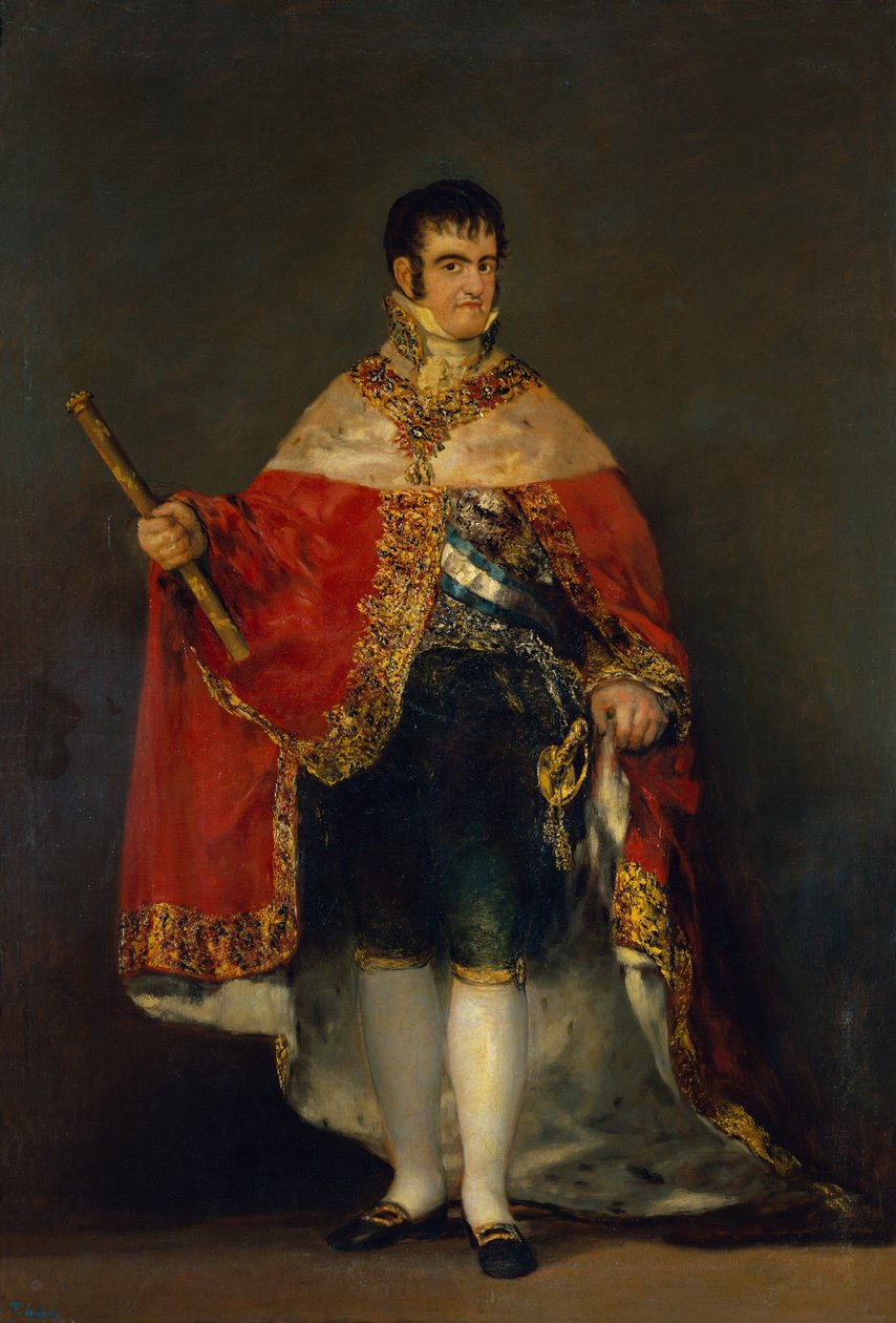 Porträt von Ferdinand VII. (1784-1833), 1814 von Francisco de Goya