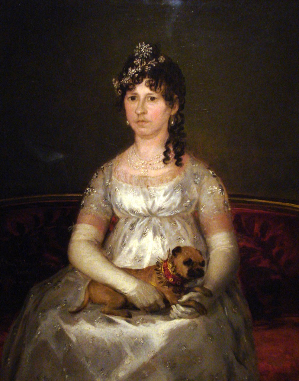 Porträt von Francisca Vicenta Chollet y Caballero von Francisco de Goya