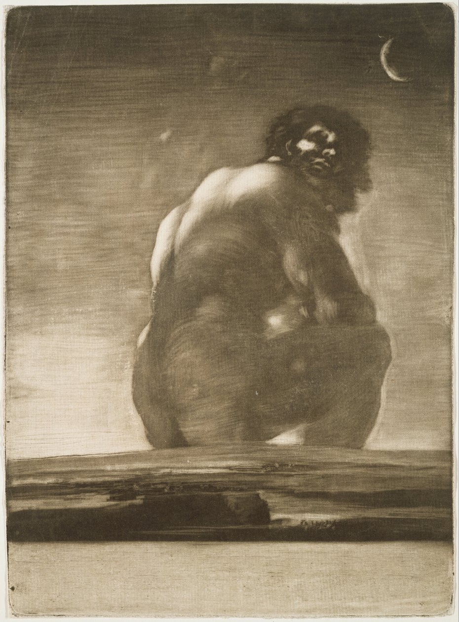 Sitzender Riese von Francisco de Goya