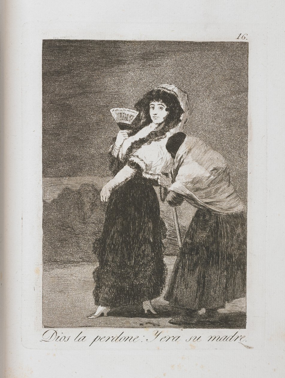 Platte aus Los Caprichos, 1797-1798 von Francisco de Goya