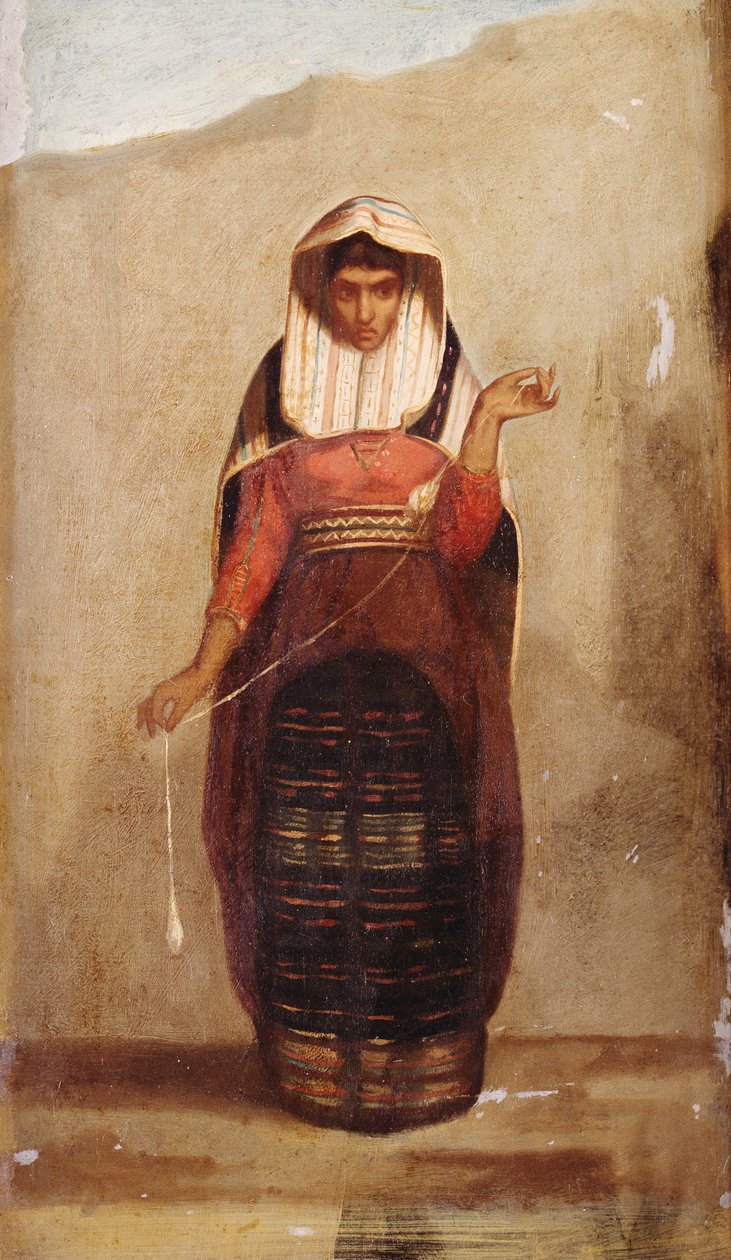 Die Spinnerin von Francisco Laso