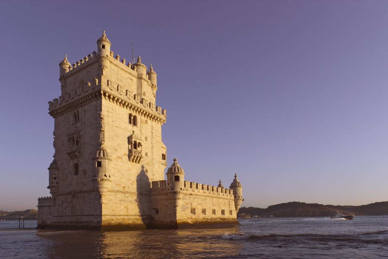 Der Torre de Belem, gebaut um 1514 von Francisco de Arruda
