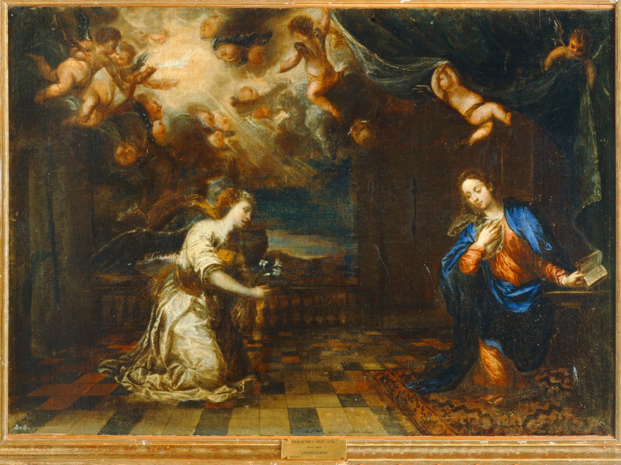 Verkündigung von Francisco (1608 1685) Rizi