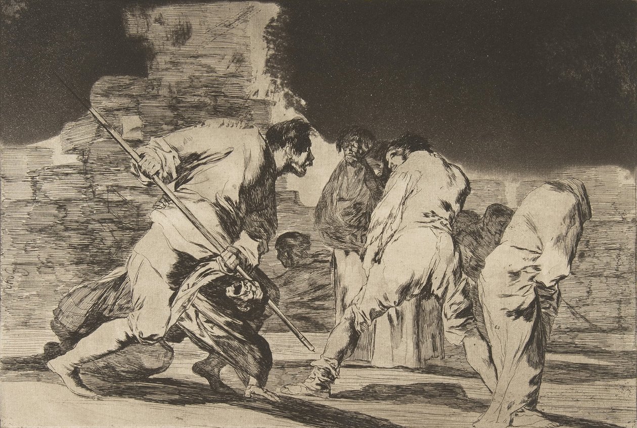 Disparates Los Proverbios, ca. 1816-23 veröffentlicht 1864 von Francisco de Goya