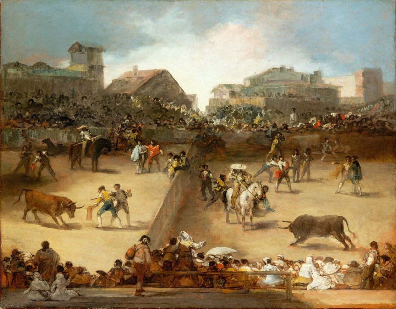 Stierkampf in einem geteilten Ring von Francisco de Goya