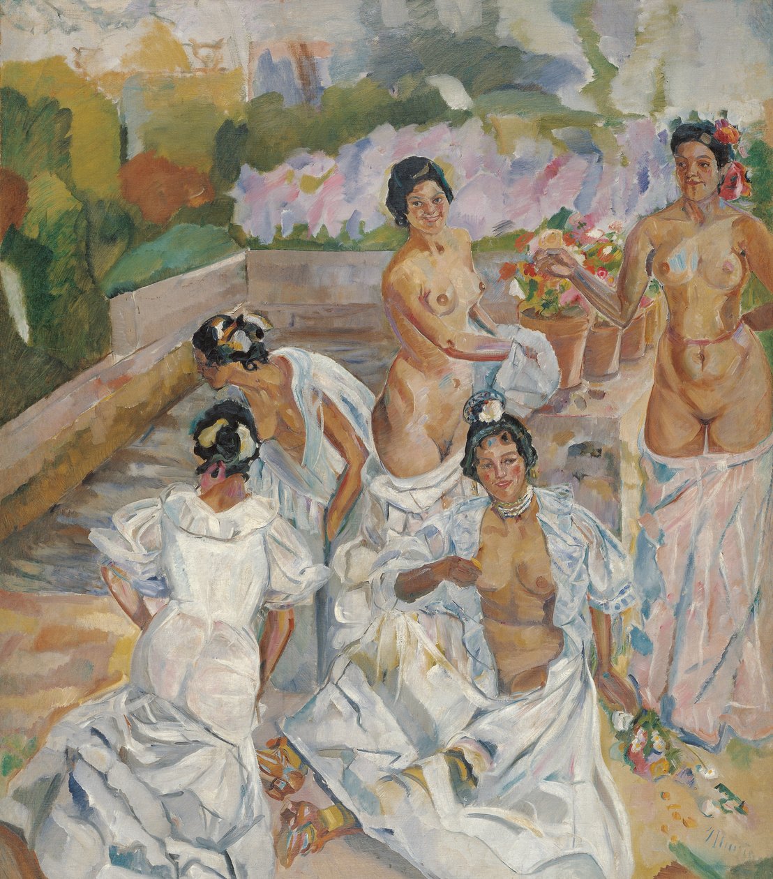 Das Bad Sevilla von Francisco Iturrino