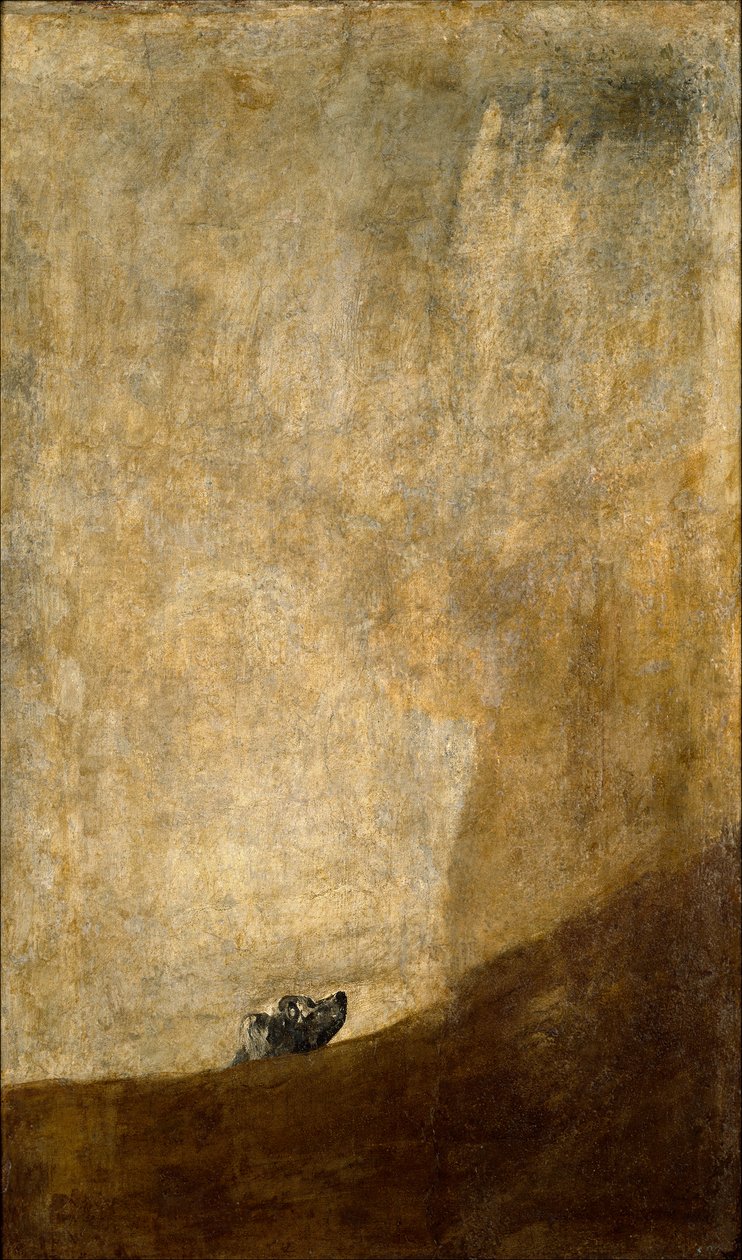 Der Hund von Francisco de Goya