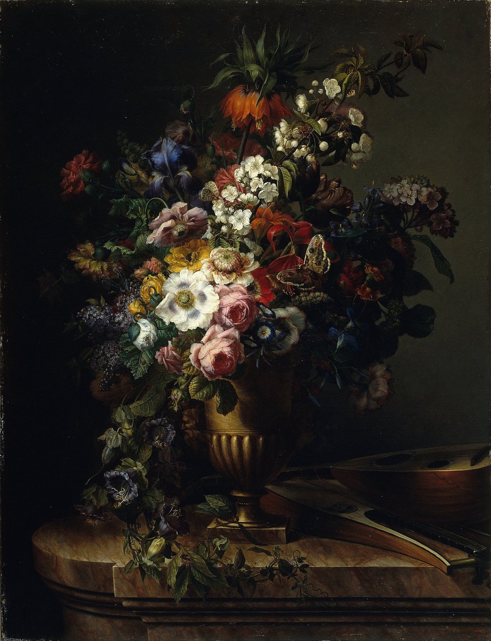 Vase mit Blumen von Francisco Lacoma y Fontanet
