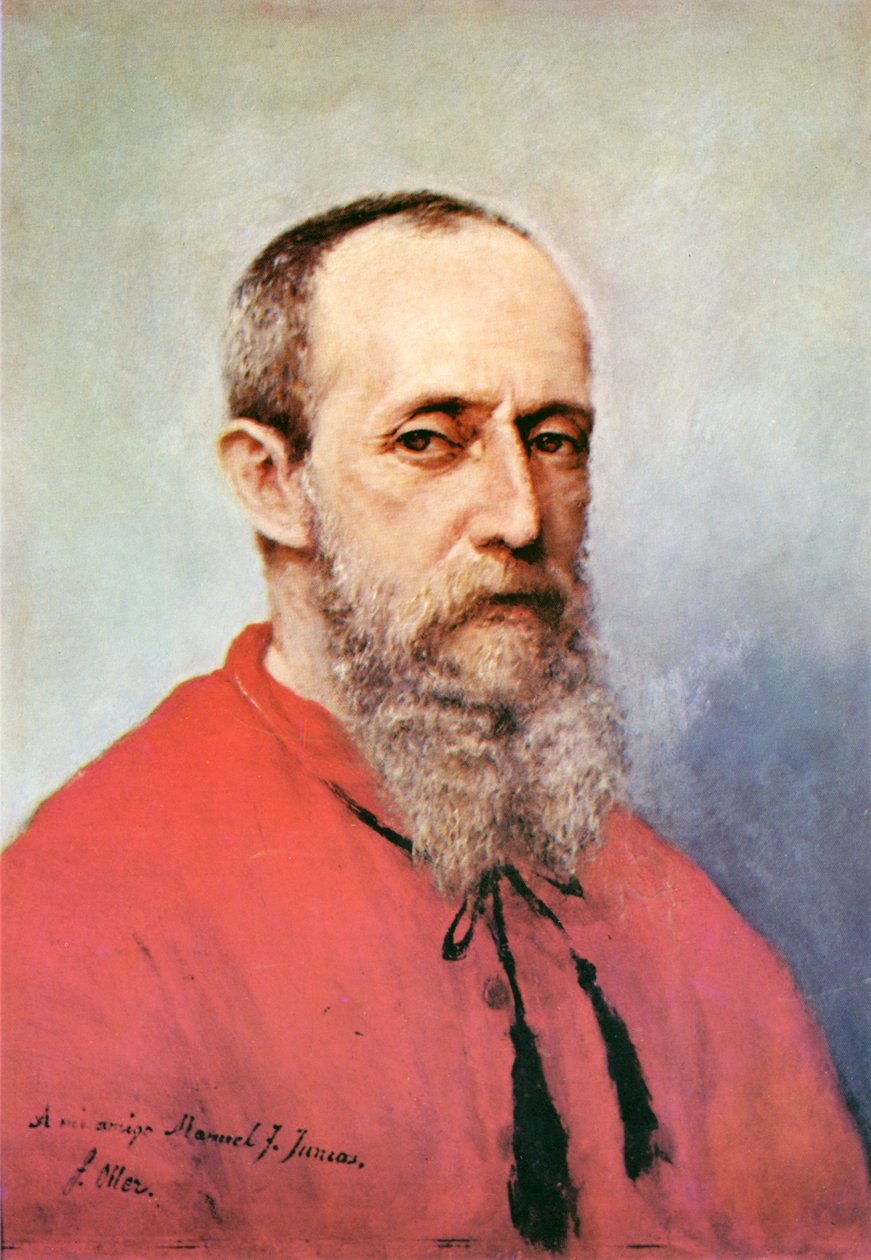 Selbstporträt von Francisco Oller von Francisco Manuel Oller