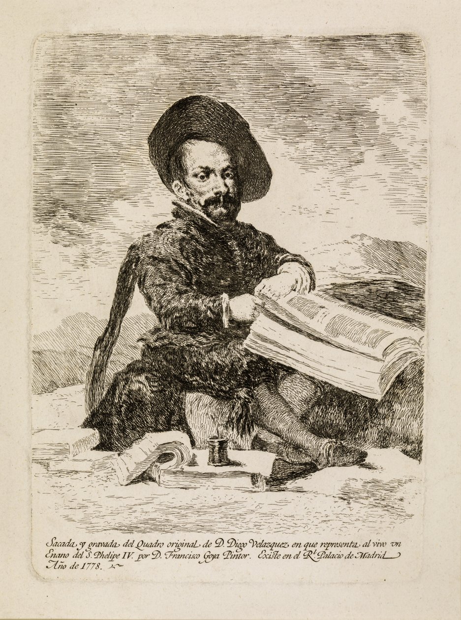 Ein Zwerg [El Primo] von Francisco de Goya