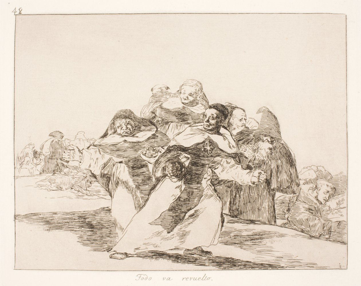Alles geht quer (42) von Francisco de Goya