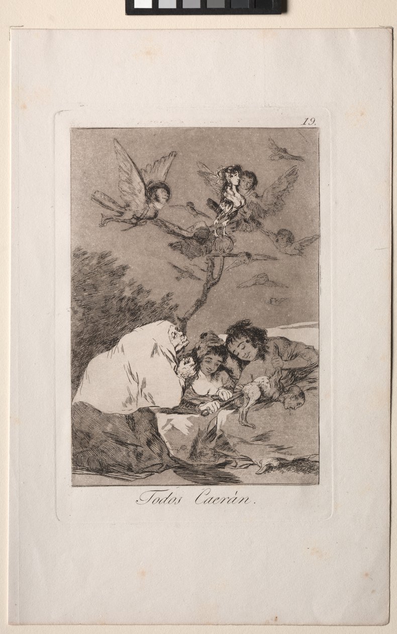 Caprichos: Alle werden fallen von Francisco de Goya
