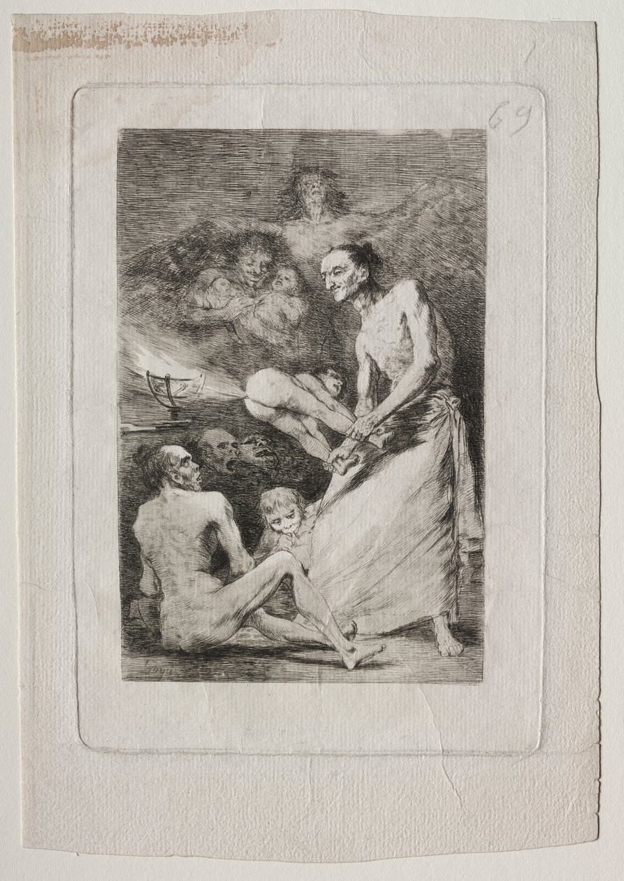 Caprichos: Blas von Francisco de Goya