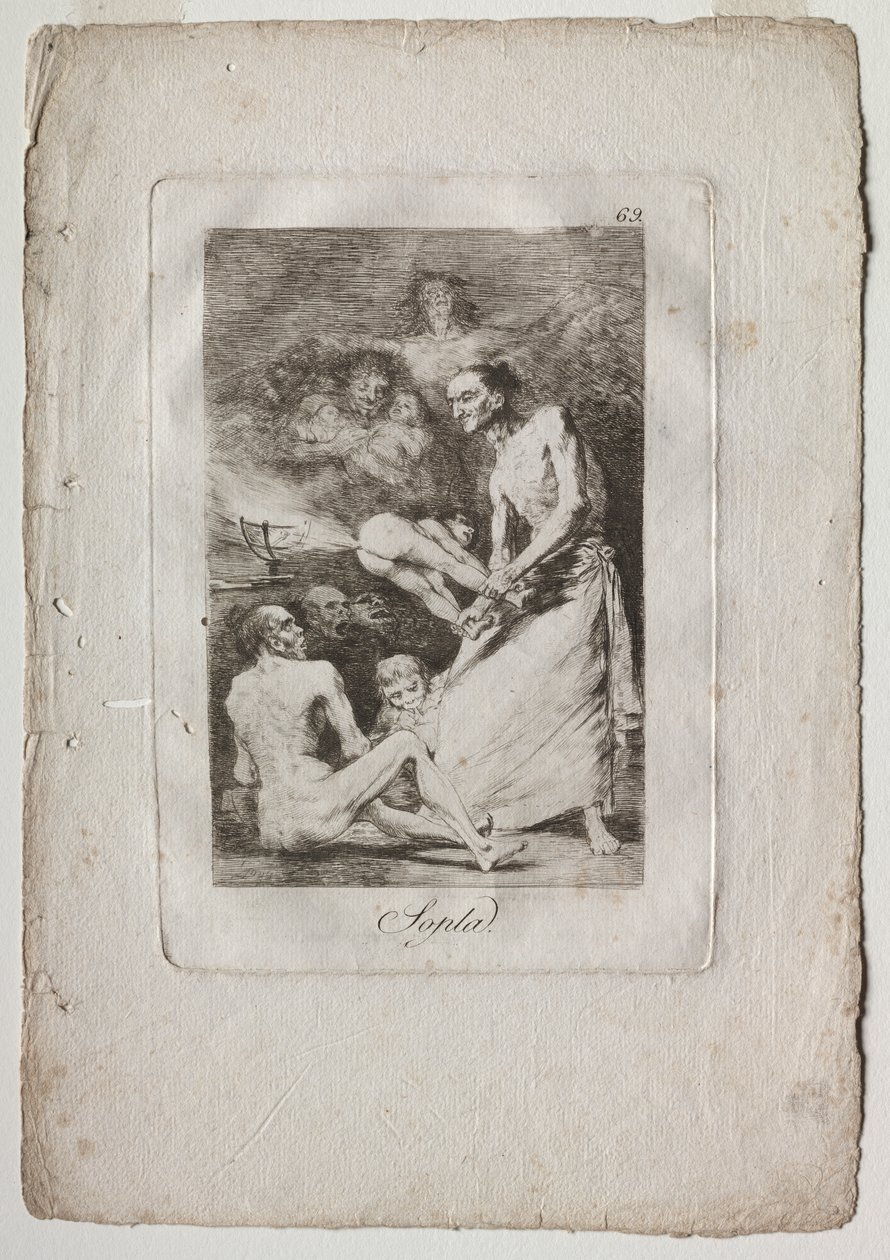 Caprichos: Blas von Francisco de Goya