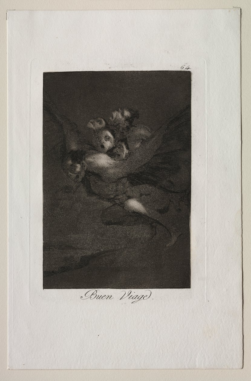 Caprichos: Gute Reise! von Francisco de Goya