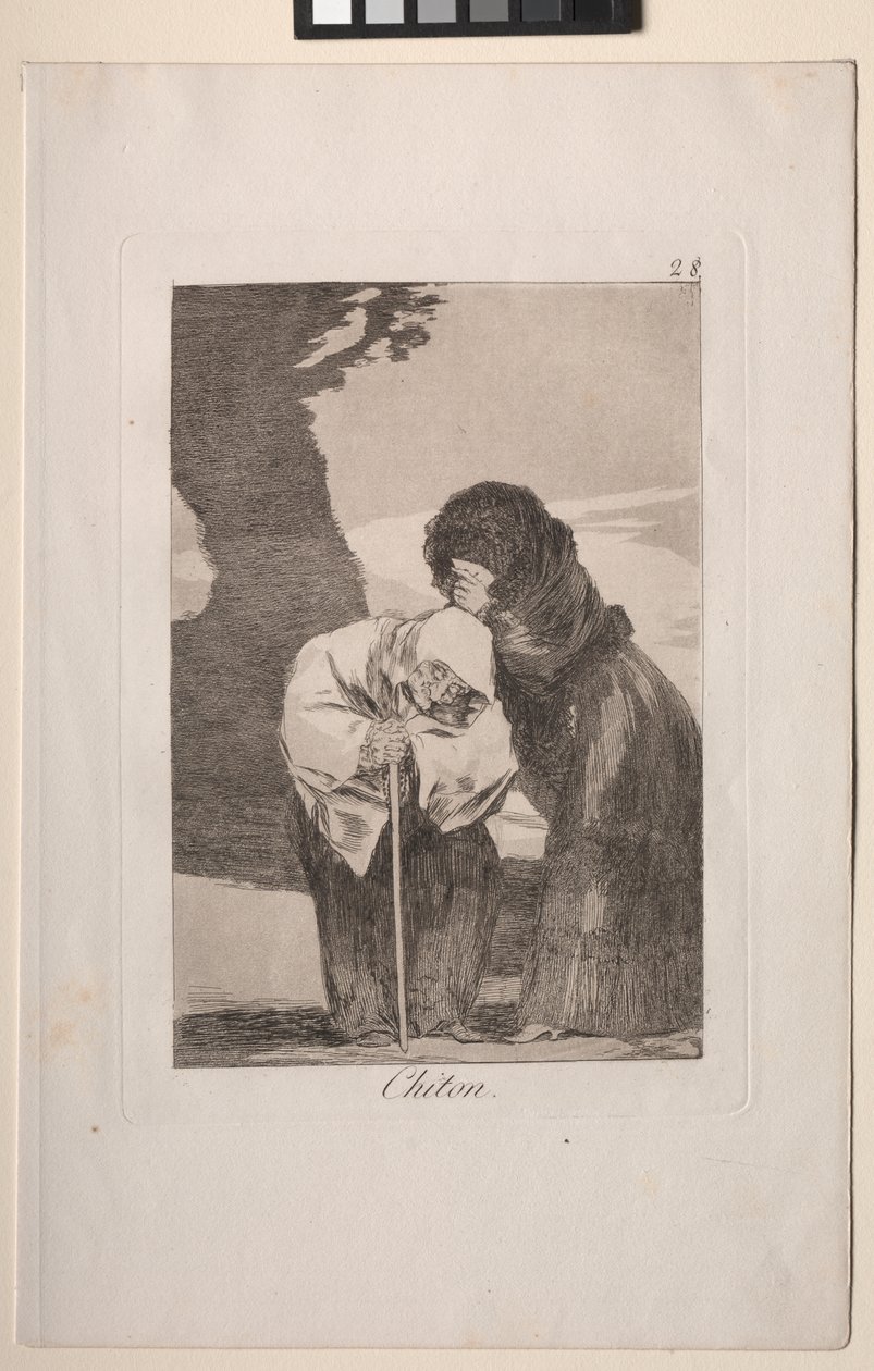 Caprichos: Psst! von Francisco de Goya