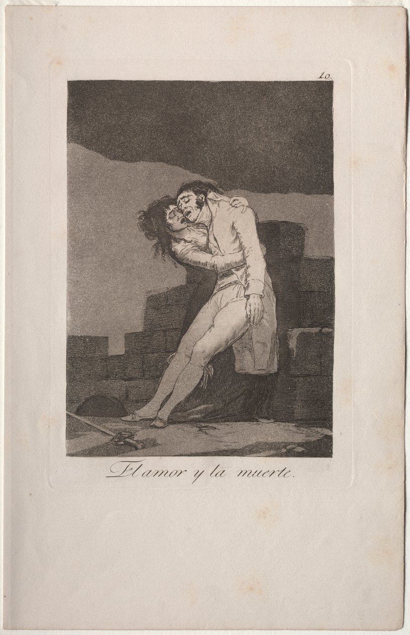 Caprichos: Liebe und Tod von Francisco de Goya