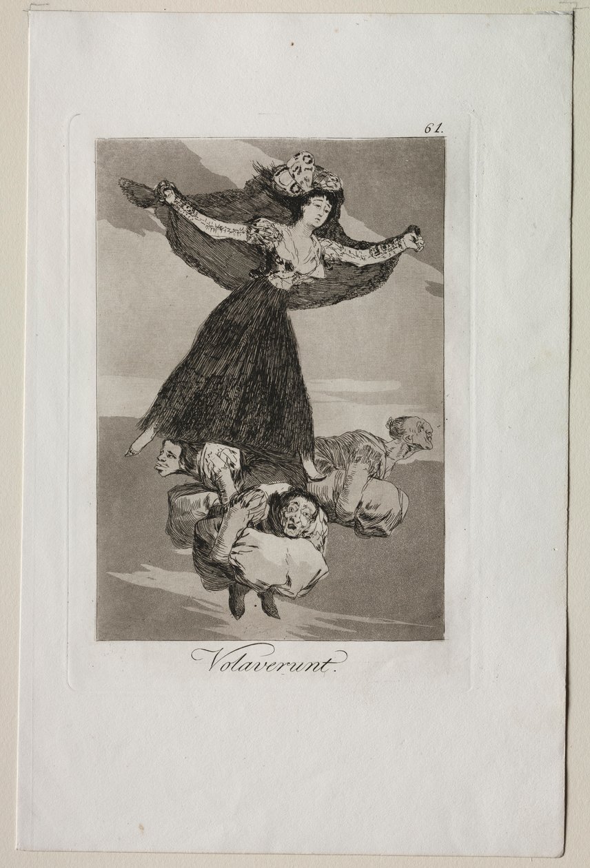Caprichos: Sie sind geflogen von Francisco de Goya