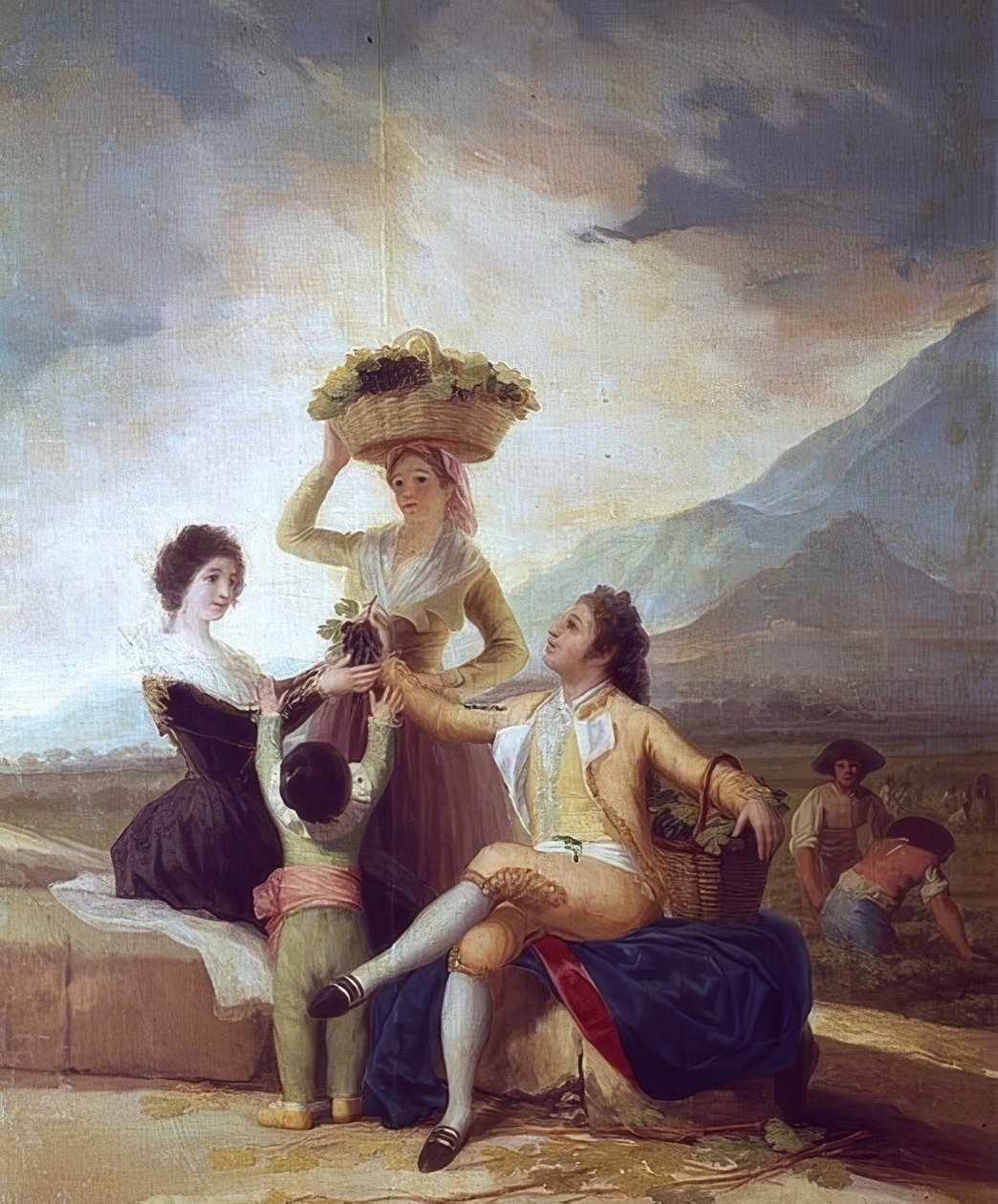 Die Weinlese - Der Herbst von Francisco de Goya