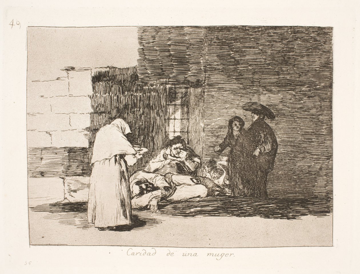Die Barmherzigkeit einer Frau (49) von Francisco de Goya