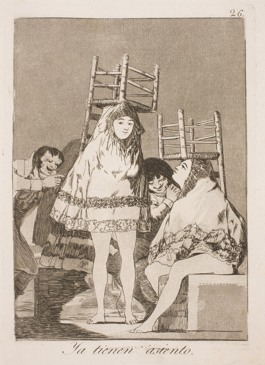 Endlich an Ort und Stelle von Francisco de Goya