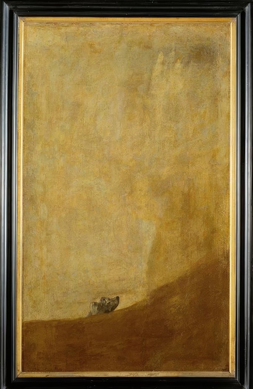 F. Goya, Hund von Francisco de Goya