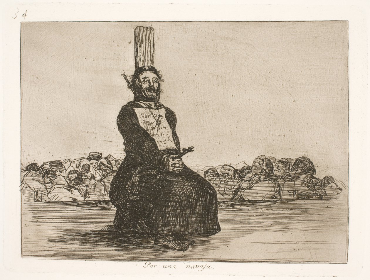 Um eines Messers willen (34) von Francisco de Goya