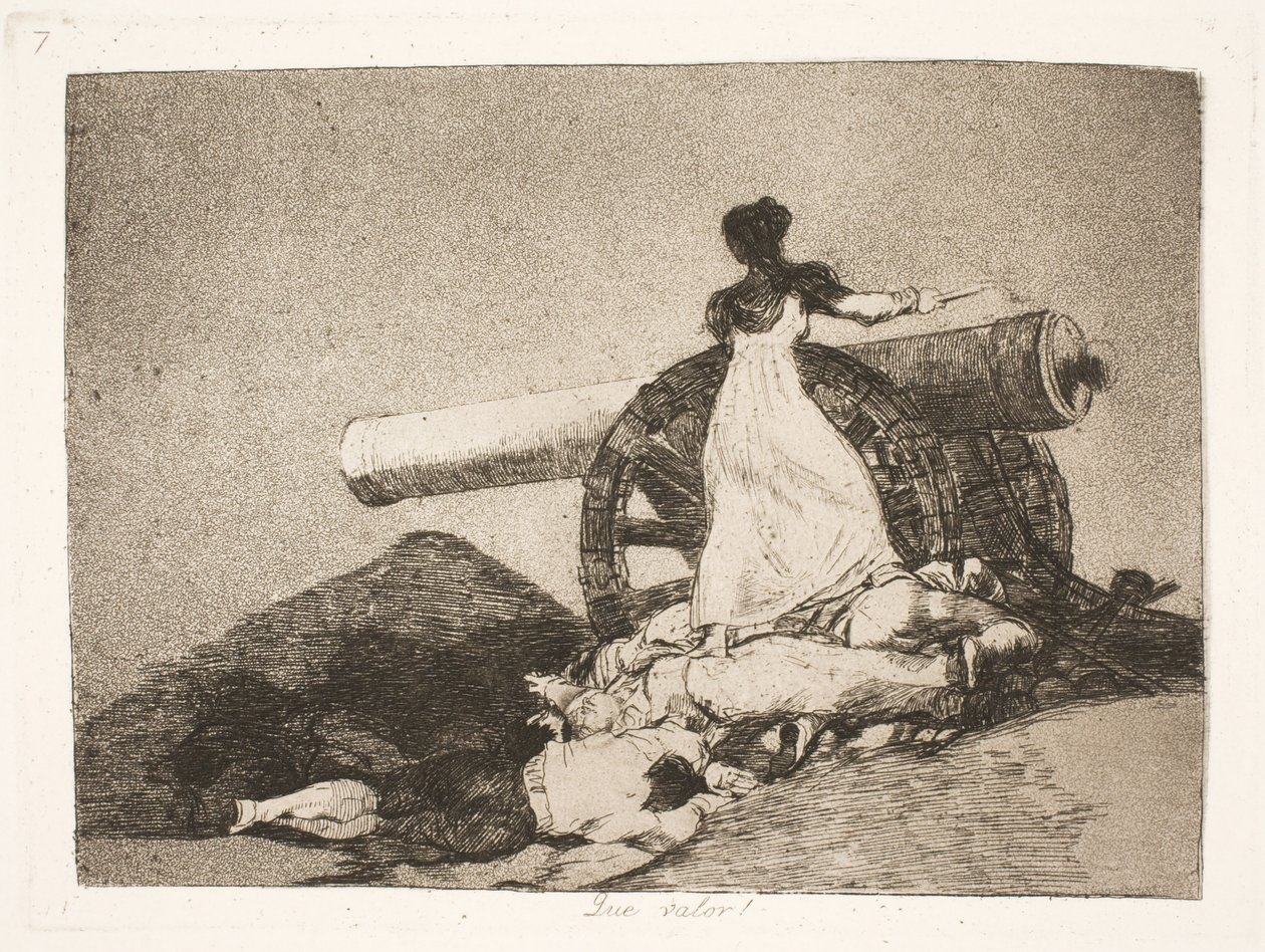 Welch ein Heldentum! (7) von Francisco de Goya
