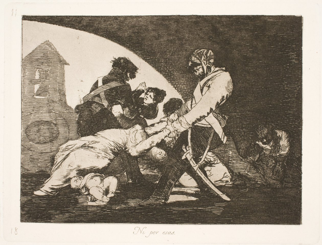 Nicht von ihnen (11) von Francisco de Goya
