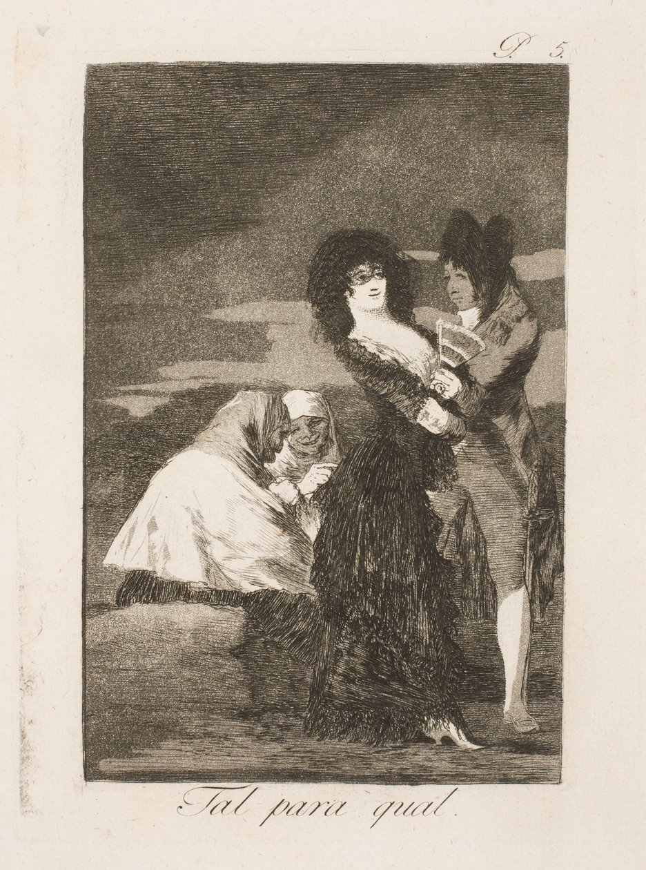 Krähe sucht Partner von Francisco de Goya