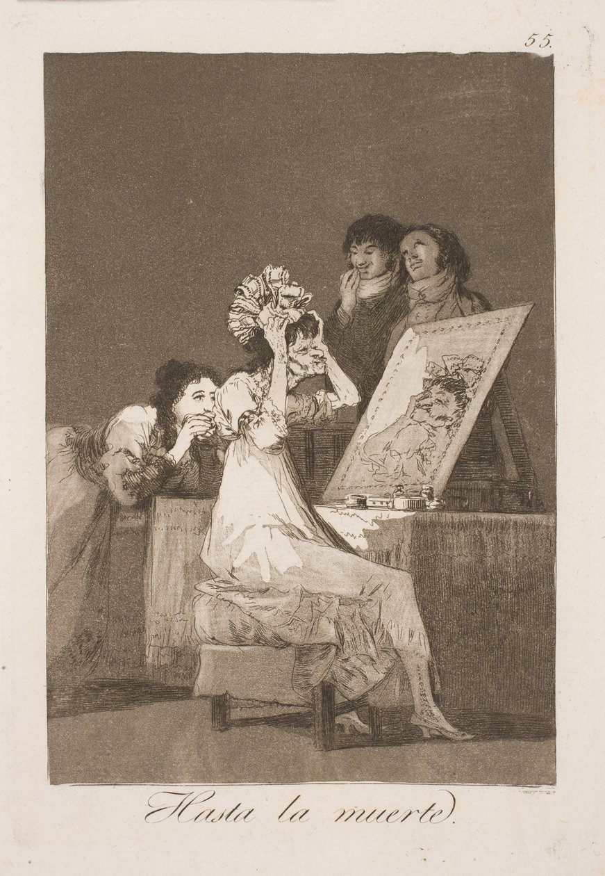Bis zu seinem Tod von Francisco de Goya