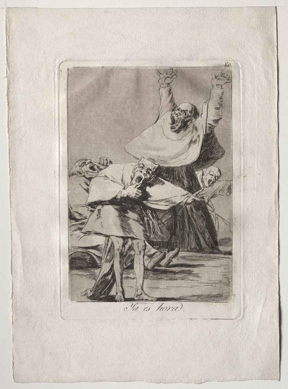 Ochenta Caprichos: Es ist Zeit von Francisco de Goya